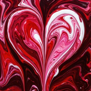 Fluid Art Heart