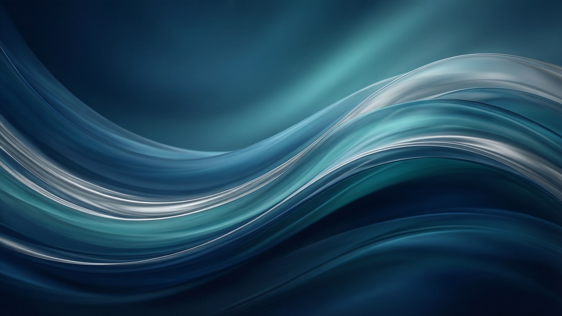 Fluid Blue Abstraction by Wallpapers.art Studio