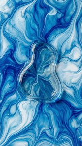 Fluid Blue White