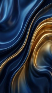 Fluid Gold Waves