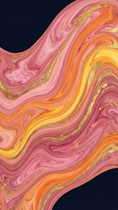 Fluid Gold Waves