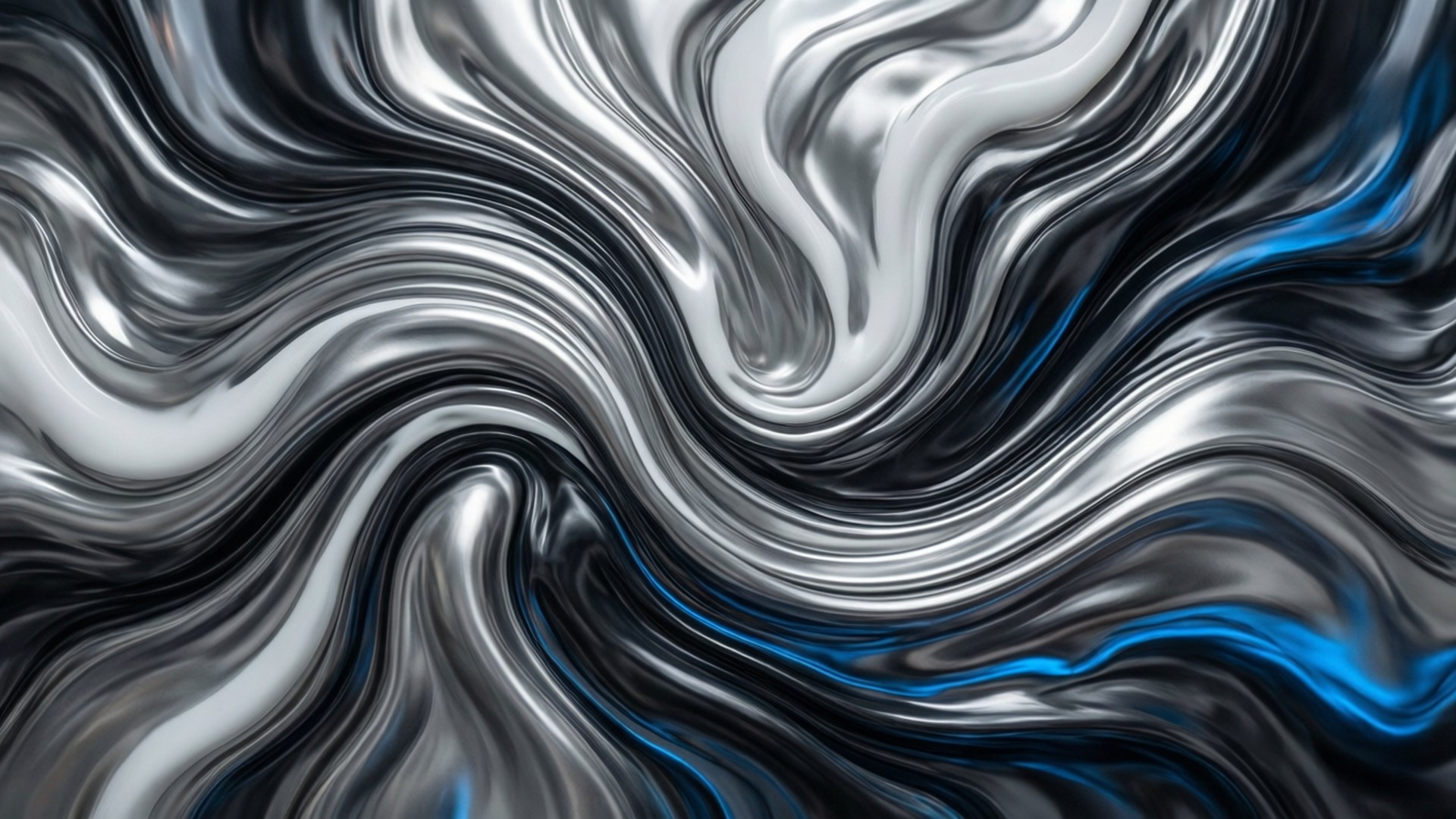 Fluid Magnesium Abstract by Wallpapers.art Studio