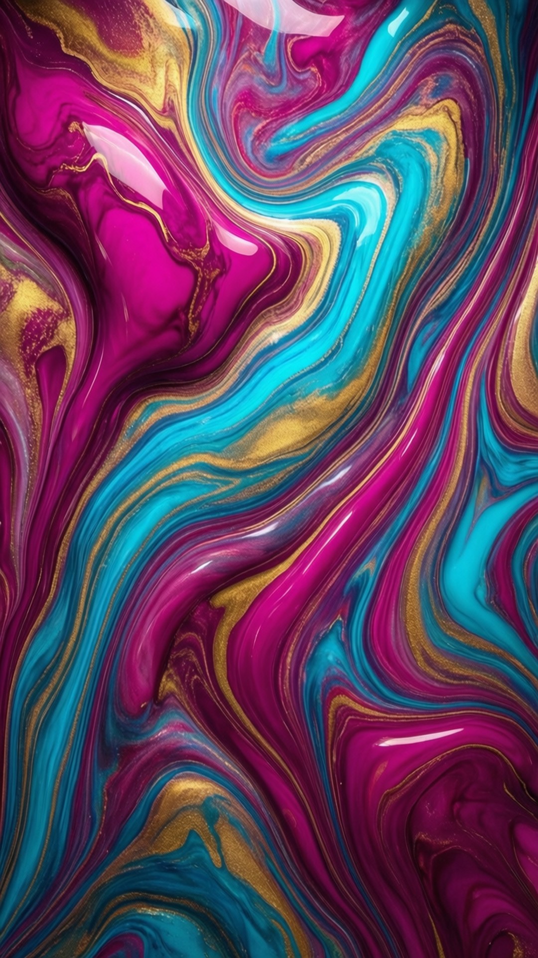 Fluid Marble Swirls by Wallpapers.art Studio