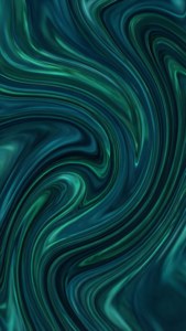 Fluid Teal Swirls