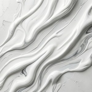 Fluid White Abstract