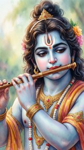 Flute Melody Watercolor