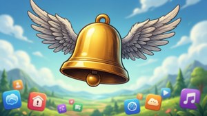 Flying Bell Cartoon