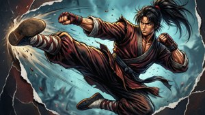 Flying Kick Hero