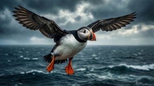 Flying Puffin Storm