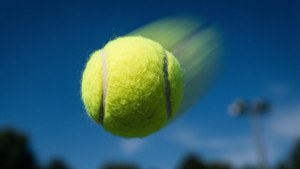 Flying Tennis Ball