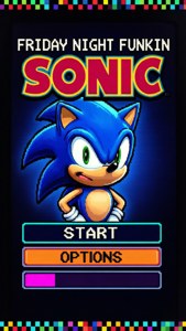 FNF Menu Screen Sonic