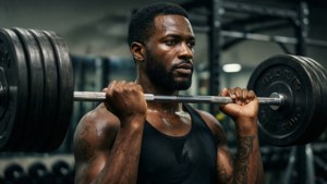 Focused Dad at Gym