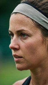Focused Profile with Headband
