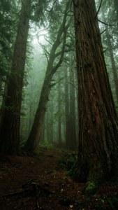 Foggy Ancient Forest