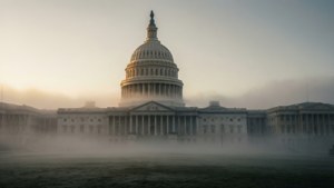Foggy Capitol Dawn