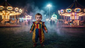 Foggy Carnival Night