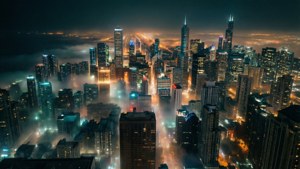 Foggy City Aerial