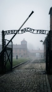 Foggy Gate at Auschwitz I