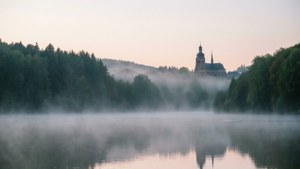 Foggy Lake Morning