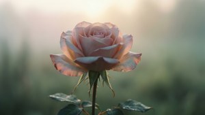 Foggy Morning Rose