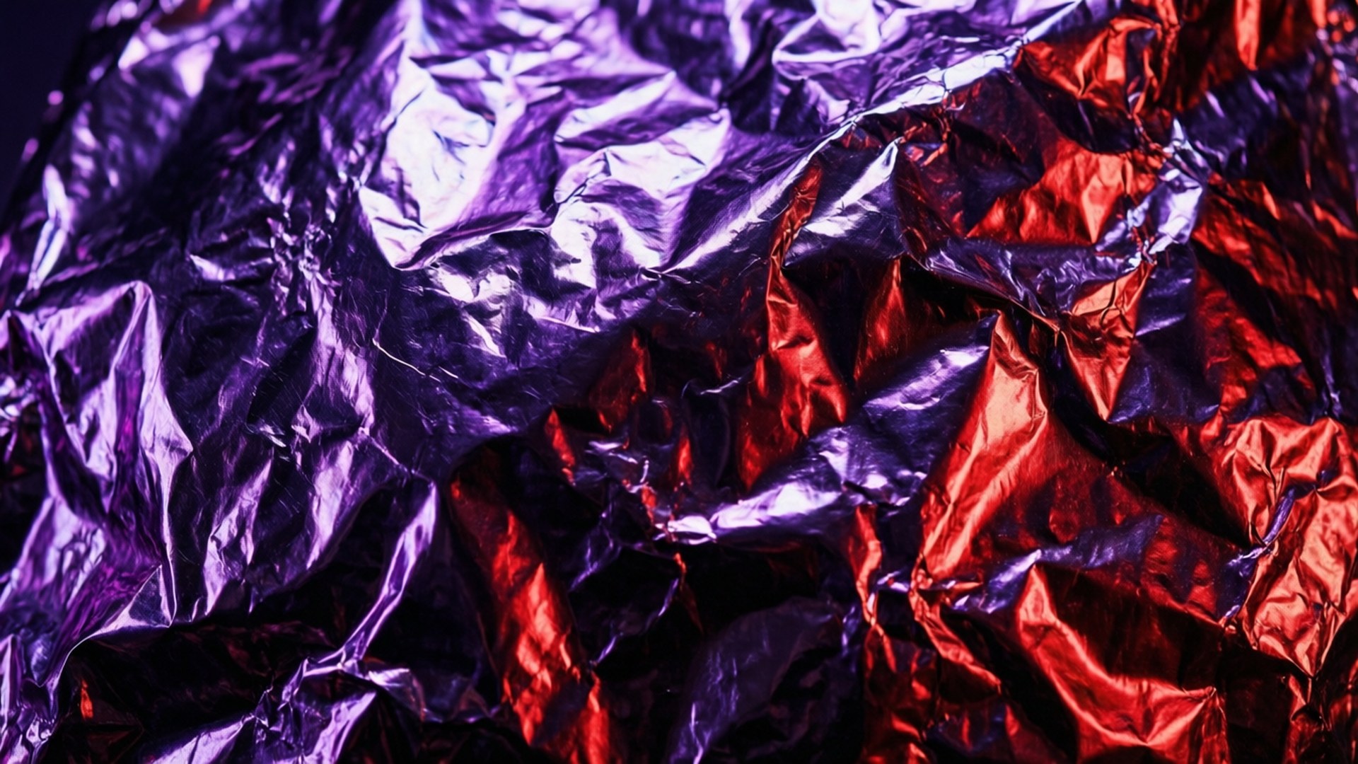 Foil Reflections Macro by Wallpapers.art Studio