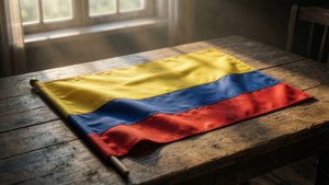 Folded Flag Still Life