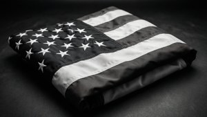 Folded Flag Still Life