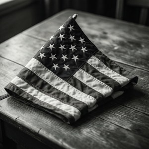 Folded Flag Vintage
