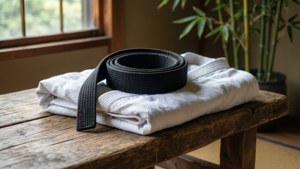 Folded Gi and Black Belt