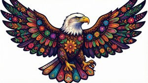 Folk Art Eagle
