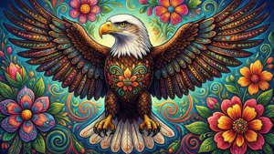 Folk Art Eagle