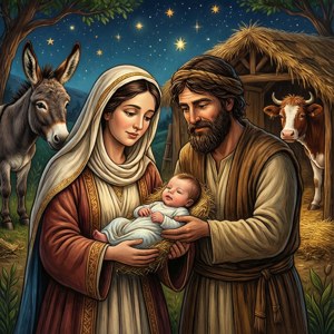 Folk Art Nativity