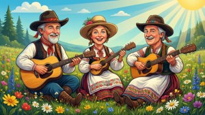 Folk Flowers Joy
