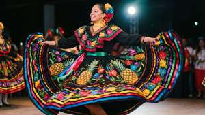 Folkloric Dance Spinning