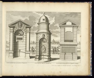 FONTAINE DE LA PORTE ST. DENIS / FONTAINE DE LA CHARITÉ / FONTAINE DES PETITS PERES NOIRS
