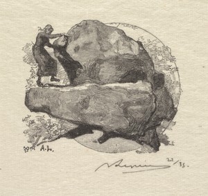 Fontainebleau Forest: The Trembling Rock (La Forêt de Fontainebleau: La roche qui tremble)