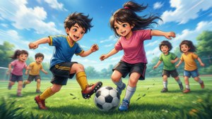 Football Fun with Friends