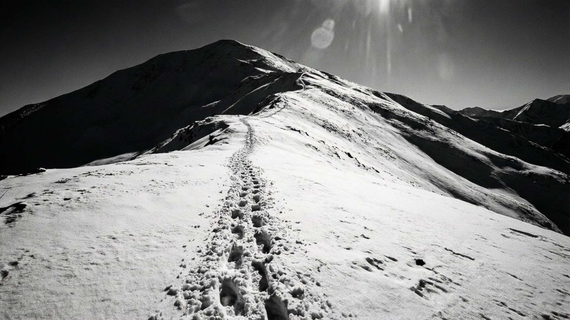Footprints in Snow by Wallpapers.art Studio