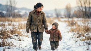 Footsteps in Snow