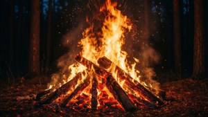 Forest Bonfire Night