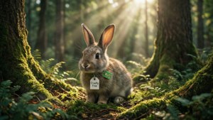 Forest Bunny Tag