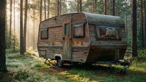 Forest Camper Morning