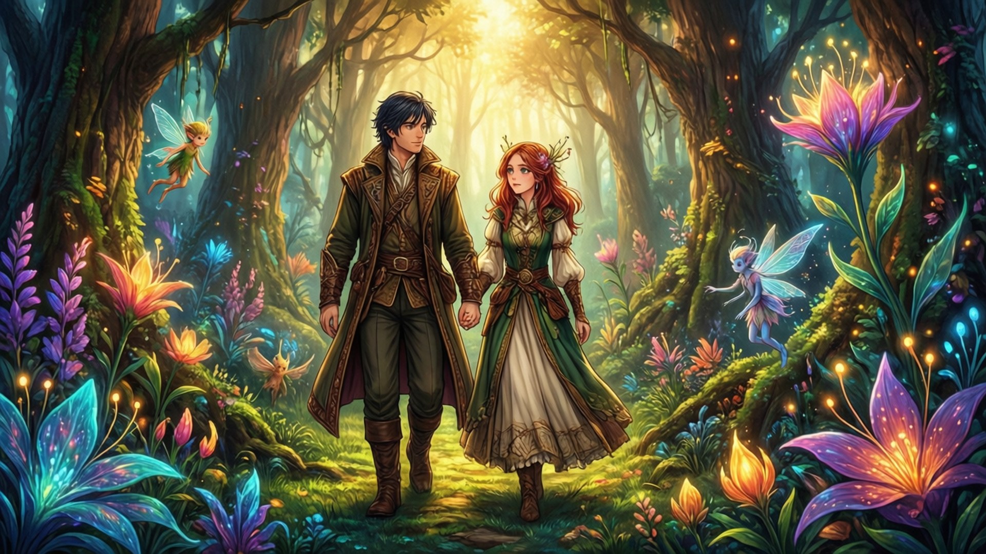 Forest Companions by Wallpapers.art Studio