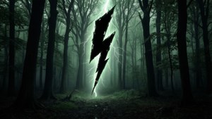 Forest Dark Lightning
