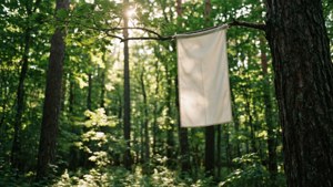 Forest Flag Sunbeams