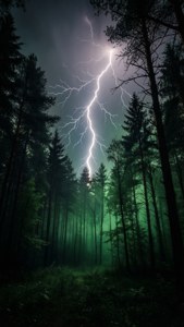 Forest Lightning Glow
