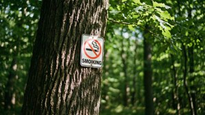 Forest No Smoking Sign
