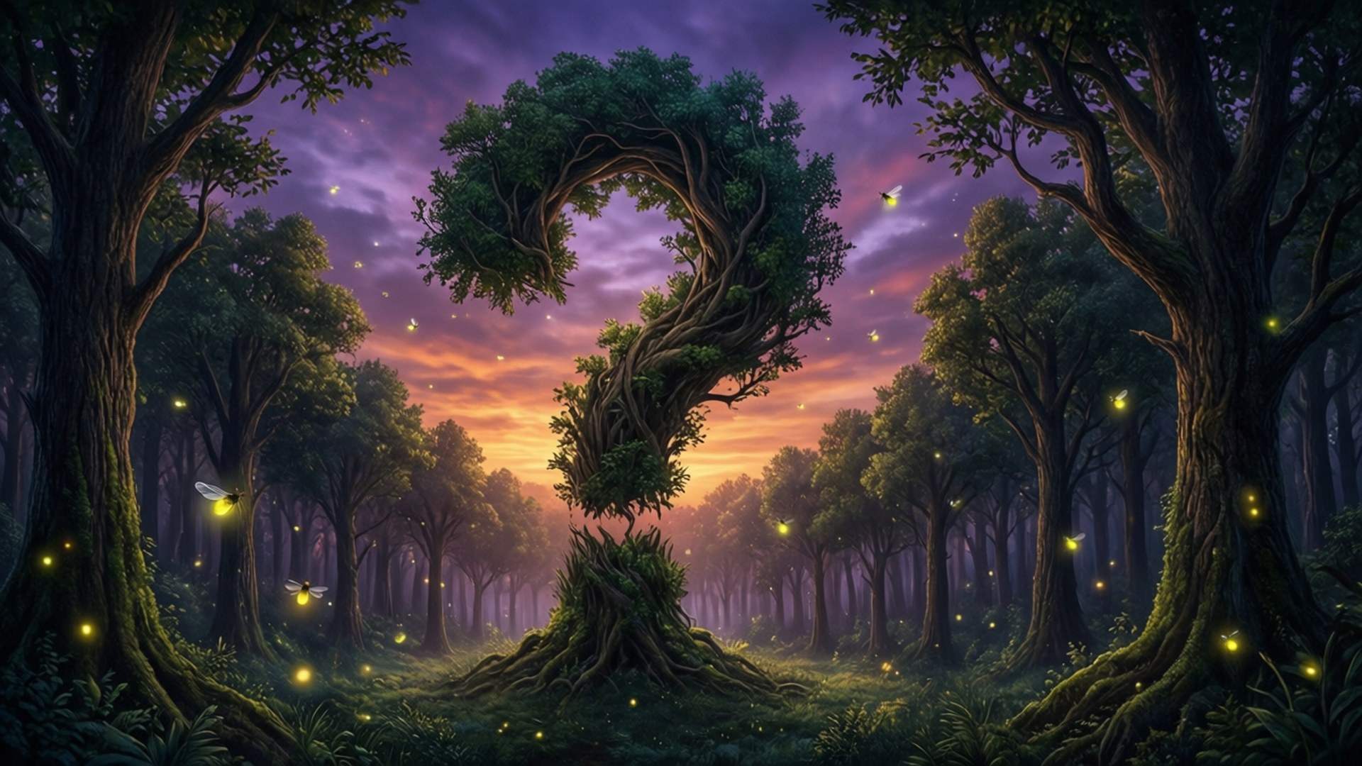 Forest of Questions by Wallpapers.art Studio