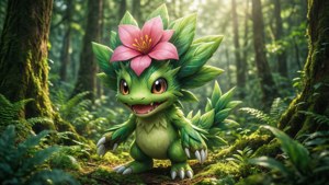 Forest Palmon Smile