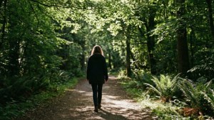 Forest Path Meditative Walk